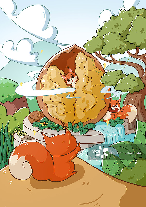 松鼠奇遇记图片素材