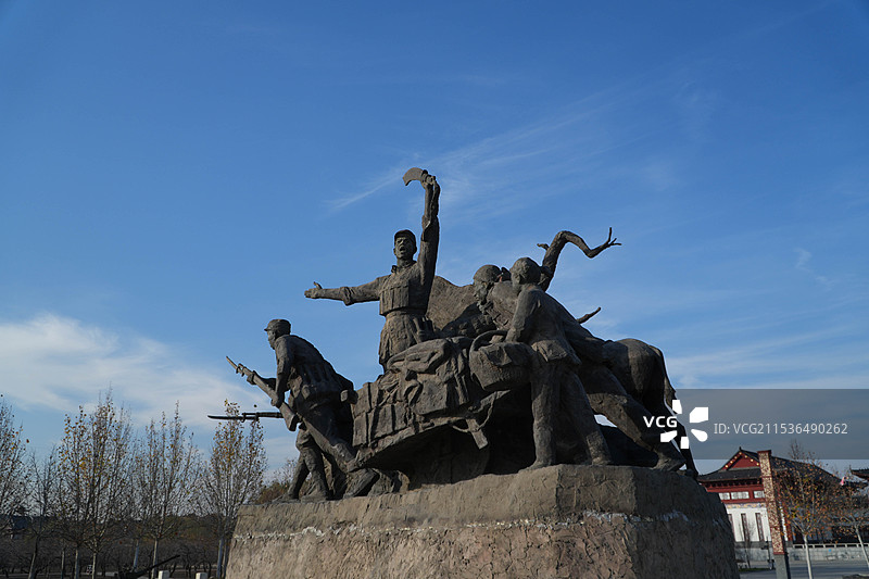 德州乐陵冀鲁边区革命纪念园图片素材