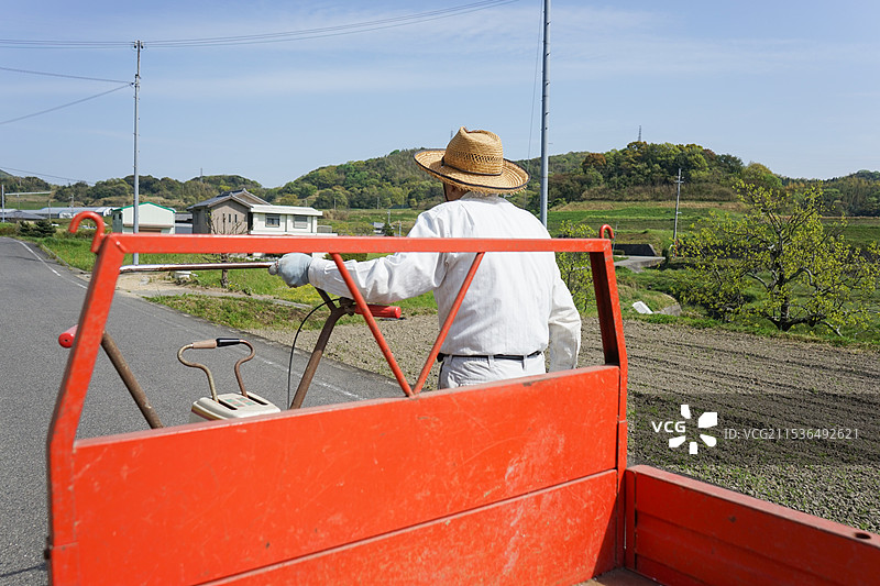 老年人在园艺中劳作图片素材