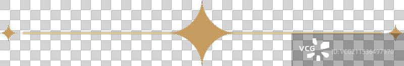 带星星的圣诞框架节日边框分隔线图片素材