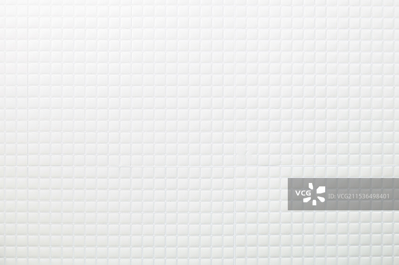 马赛克瓷砖 - 白色 - 鸟瞰图图片素材