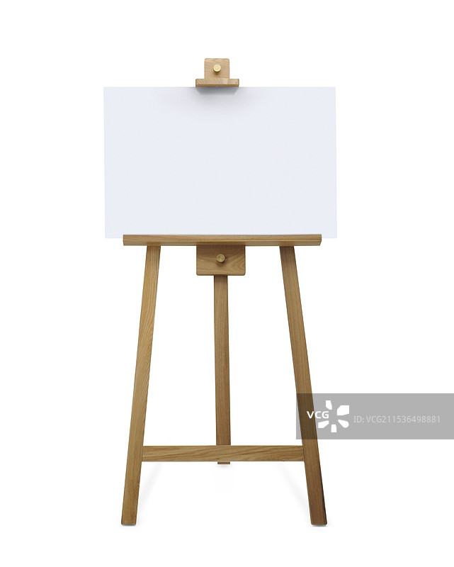 画架和白色建筑纸图片素材