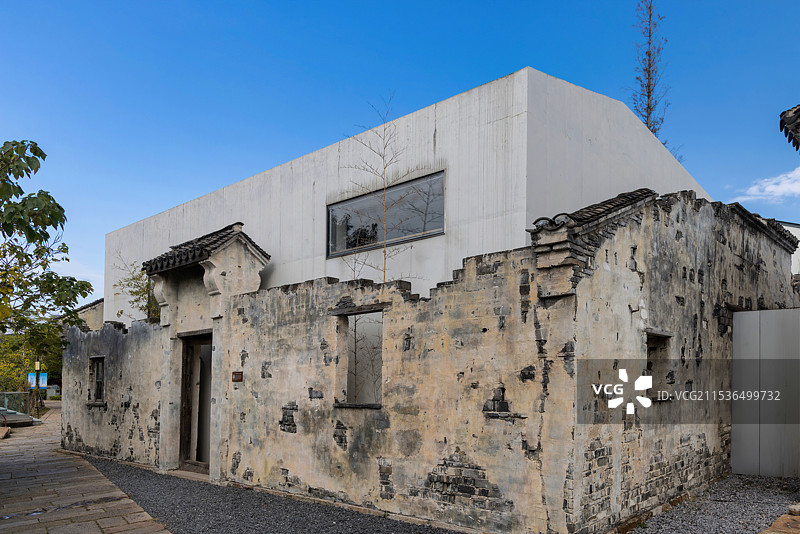 得奖无数的上海青浦章堰村村史馆图片素材