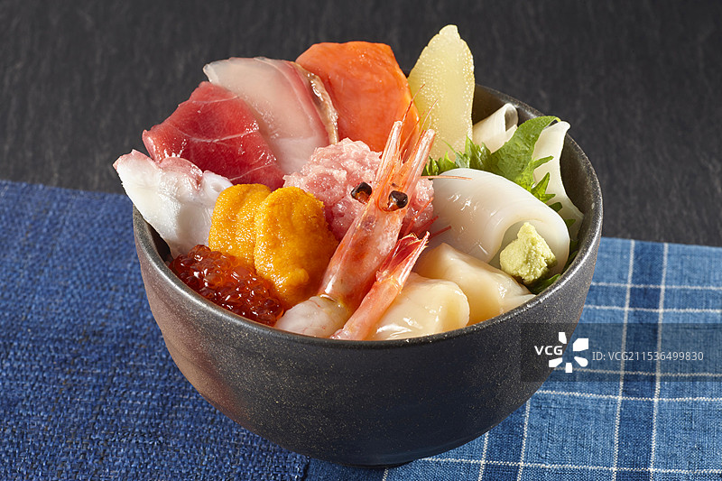 海鲜丼（日本美味食物）图片素材
