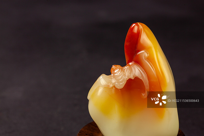 福州寿山石芙蓉石《福如东海》手把件图片素材