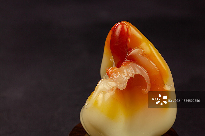 福州寿山石芙蓉石《福如东海》手把件图片素材