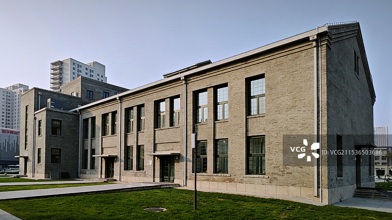 河北石家庄正太广场售票厅旧址图片素材