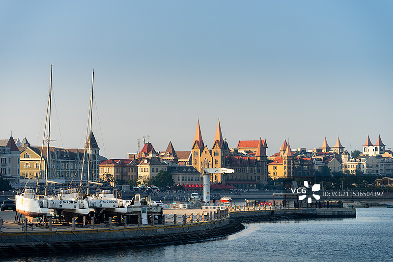 烟台海昌渔人码头旅游景区图片素材