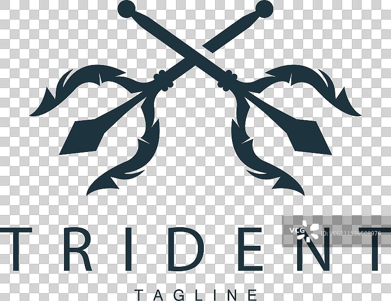 波塞冬之矛三叉戟武器标志图片素材