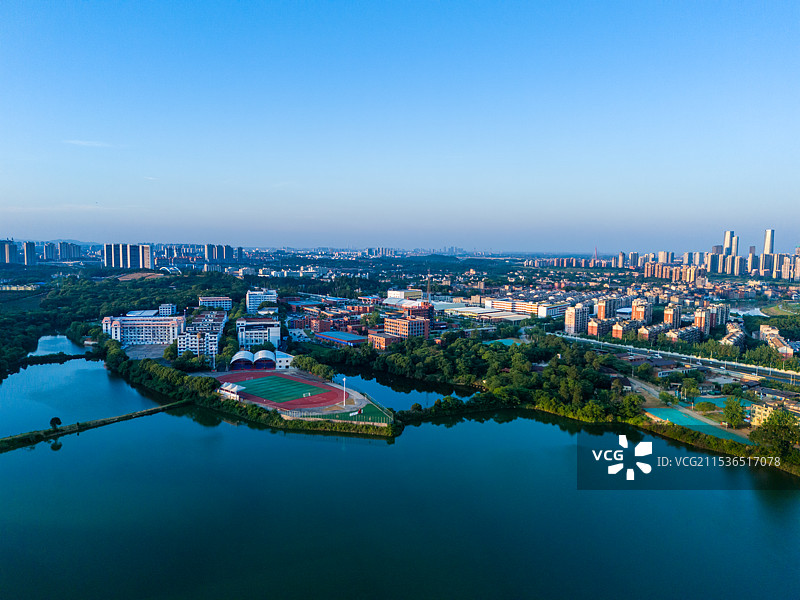 南昌黄家湖夜景图片素材