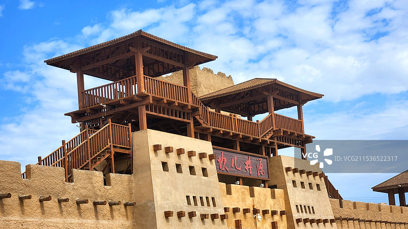 吐鲁番坎儿井民俗园图片素材