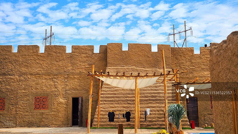 吐鲁番坎儿井民俗园图片素材
