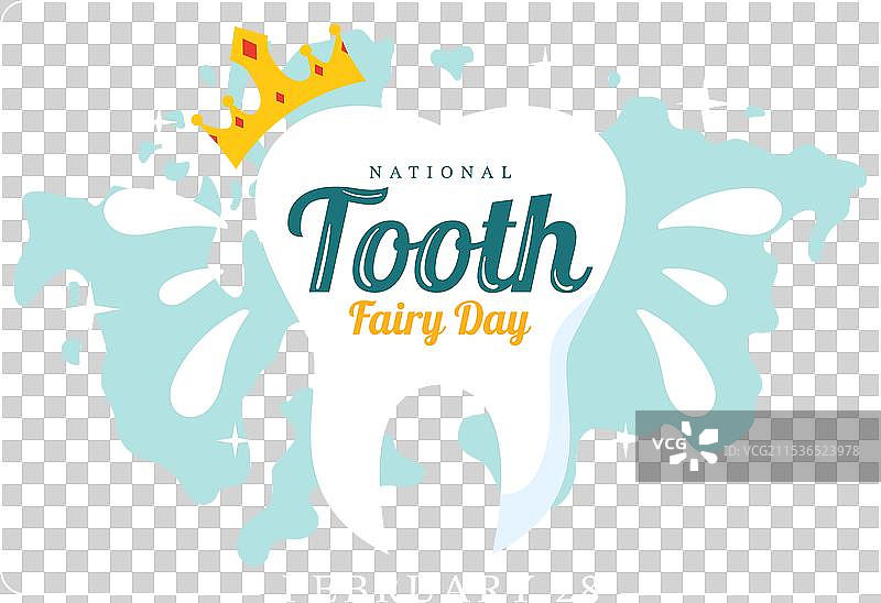 国家牙仙节与小女孩的帮助图片素材