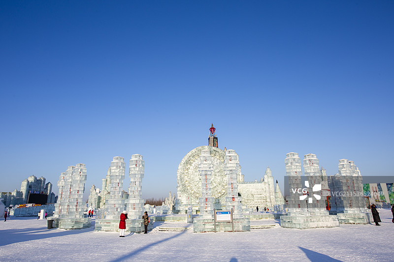哈尔滨冰雪大世界图片素材