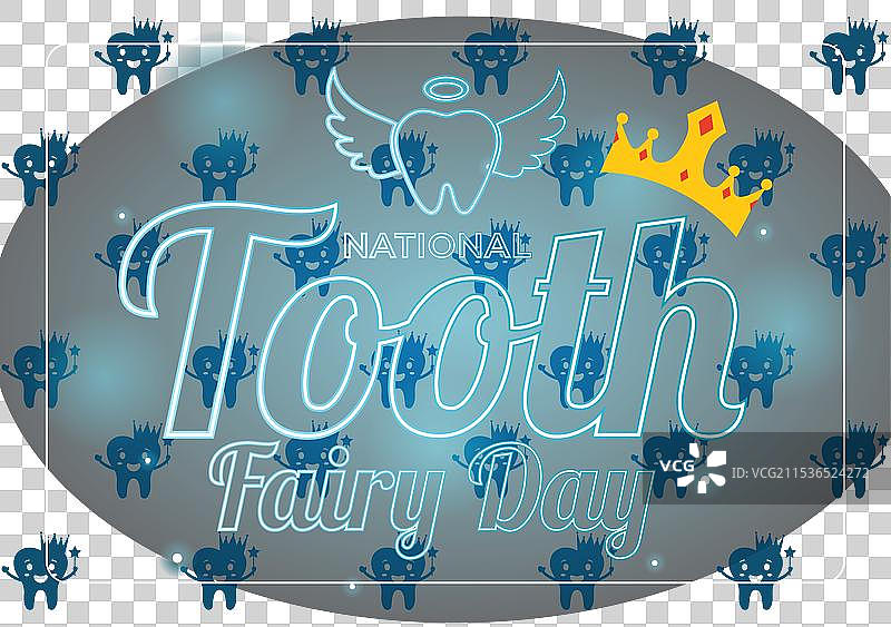 国家牙仙节与小女孩的帮助图片素材