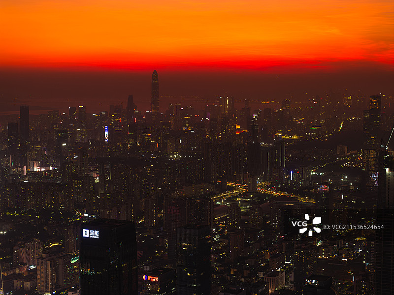 航拍深圳东部城区图片素材