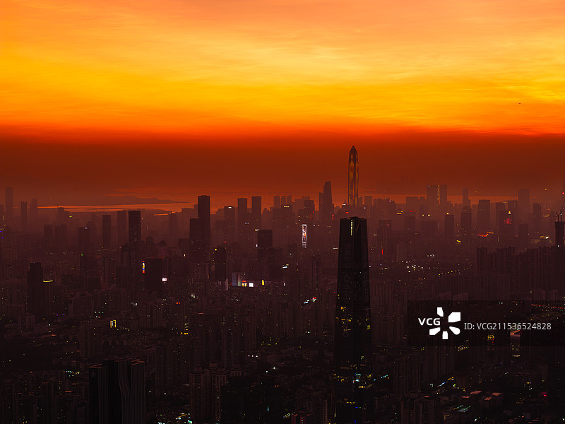 航拍深圳东部城区图片素材