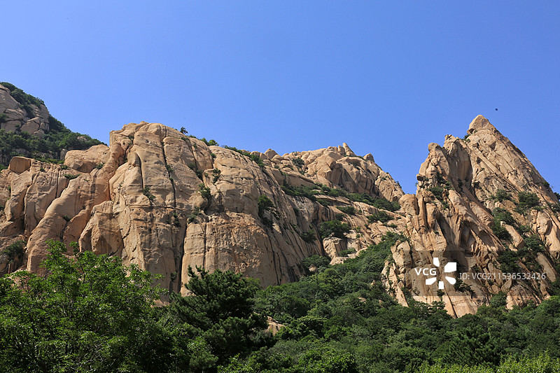 青龙县祖山的花岗岩地貌图片素材