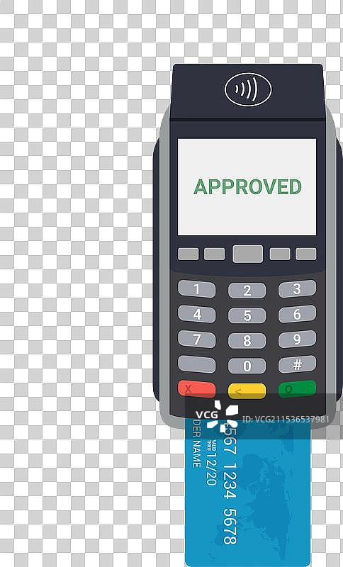 POS NFC支付银行卡机图标NFC图片素材