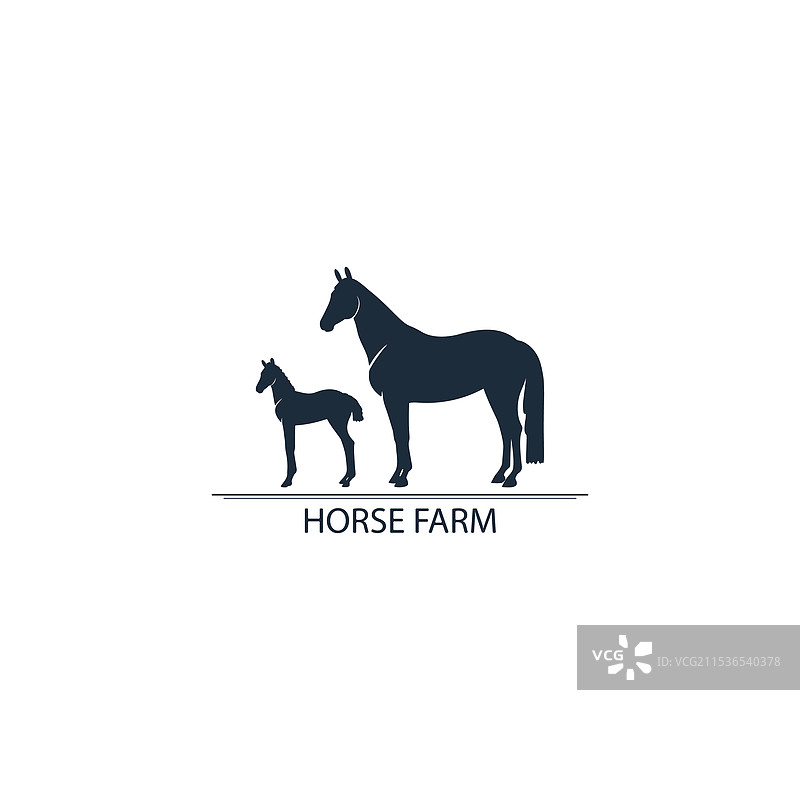 马场的标志设计图片素材