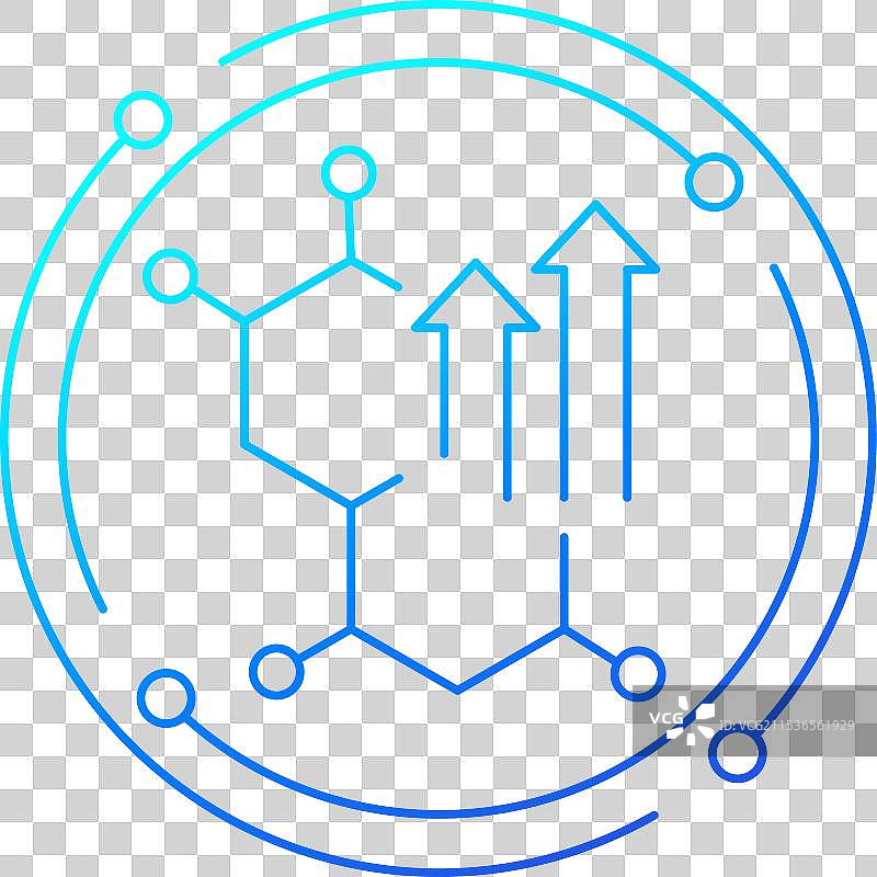 激素提升图标线性设计图片素材