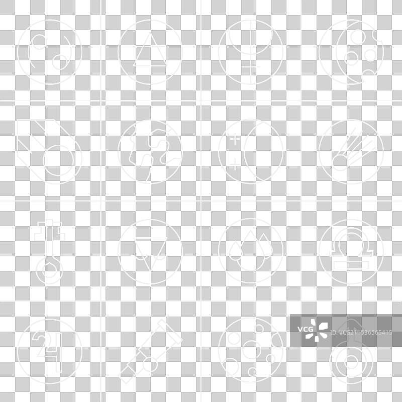 设置线条符号：天王星、天秤座、星座、海王星彗星图片素材