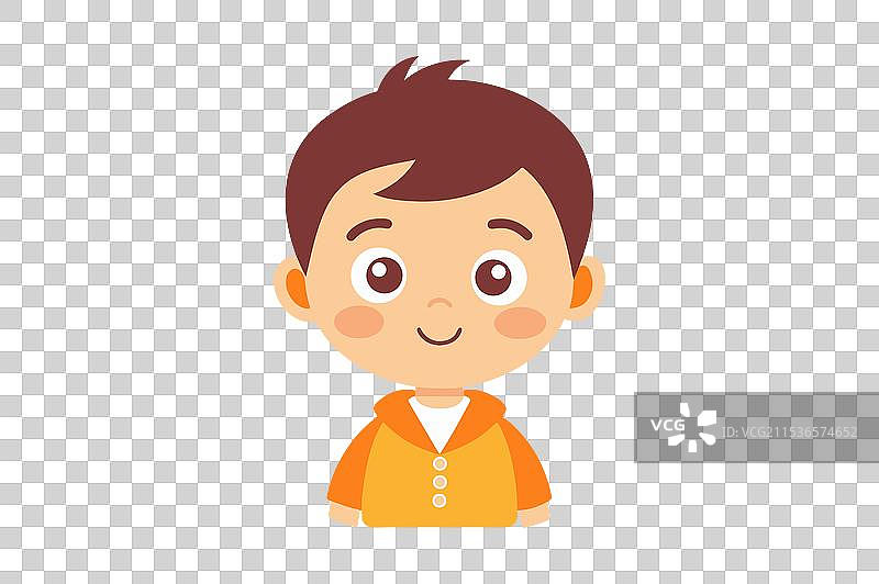 可爱男婴标志设计模板图片素材