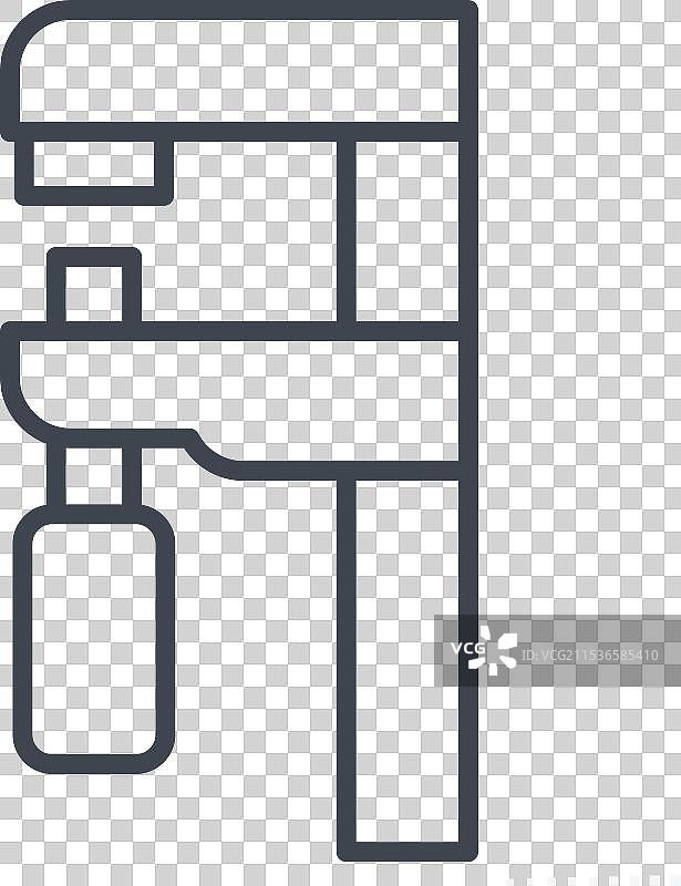 与木工相关的游标卡尺图标图片素材