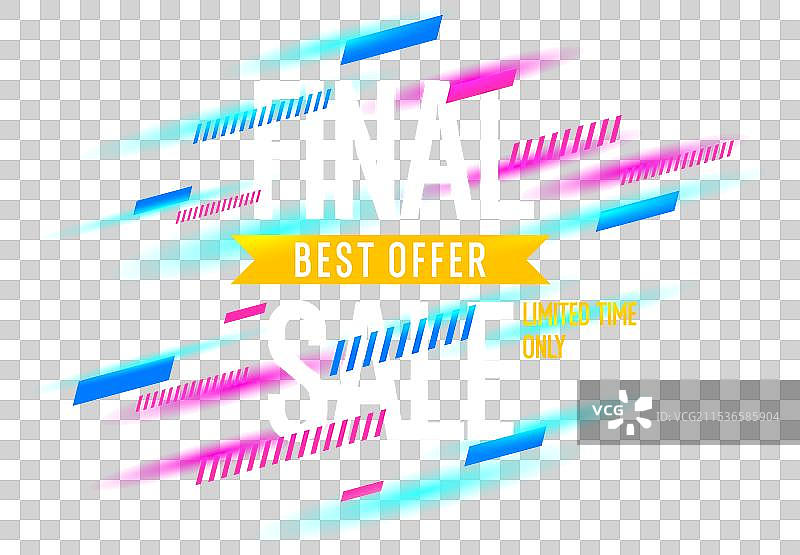 最终特卖横幅原版海报，优惠折扣图片素材