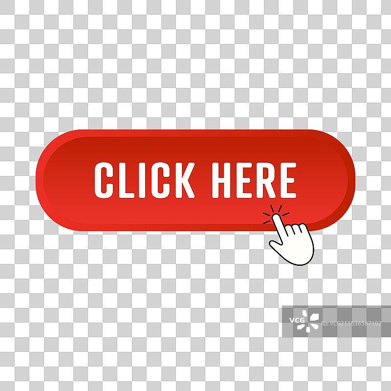 点击这里的横向网页按钮图片素材