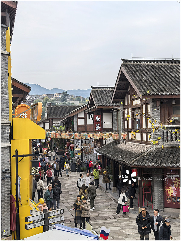 游重庆磁器口古镇99图片素材