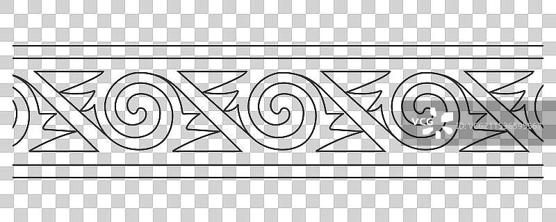 印度边境装饰图案图片素材