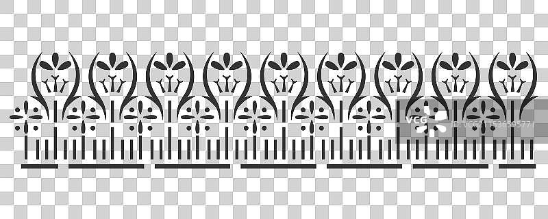 印度边界装饰图案图片素材