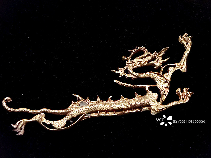 西安博物院珍贵文物-金龙图片素材