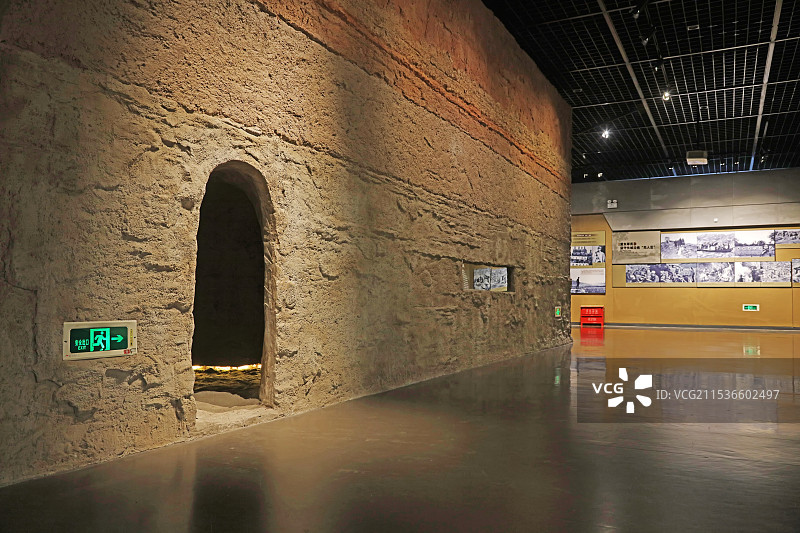 河北博物院抗日烽火英雄河北展览地道战图片素材