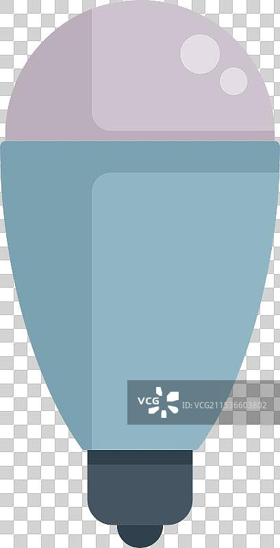 现代LED灯泡在平面上明亮地照耀图片素材