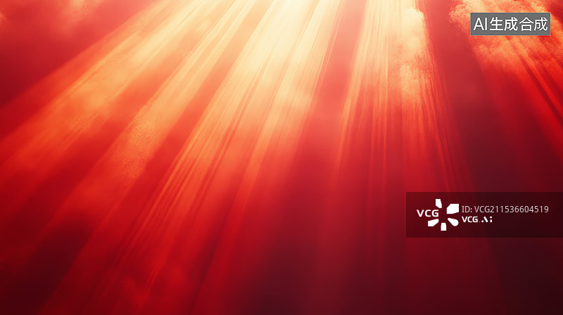 【AI数字艺术】红色大气光线背景图片素材