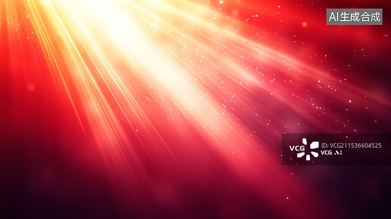 【AI数字艺术】红色大气光线背景图片素材