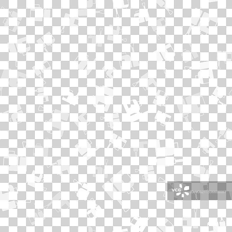 灰色指甲油瓶图标，隔离无缝设计图片素材