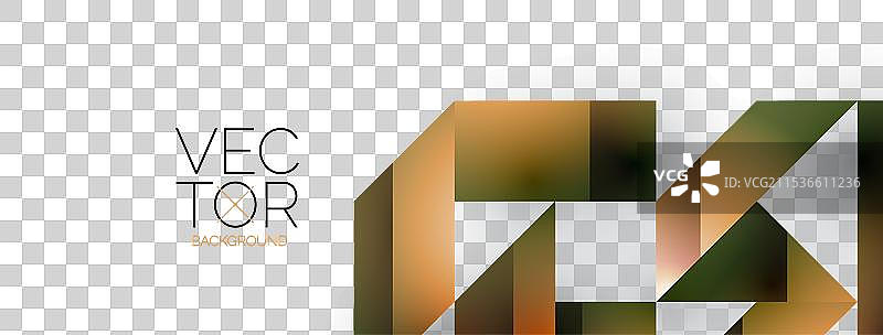 极简优雅 - 线条、方形、三角形图片素材