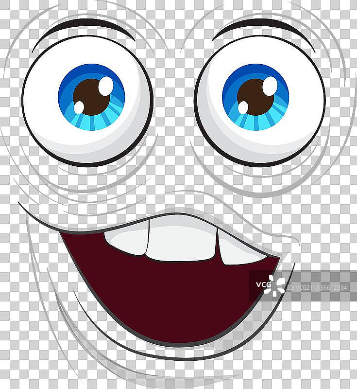 一个快乐微笑的脸庞图片素材