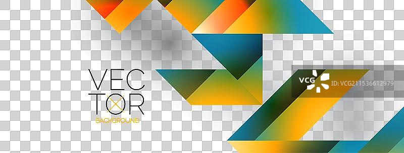 极简优雅 - 线条、方形、三角形图片素材