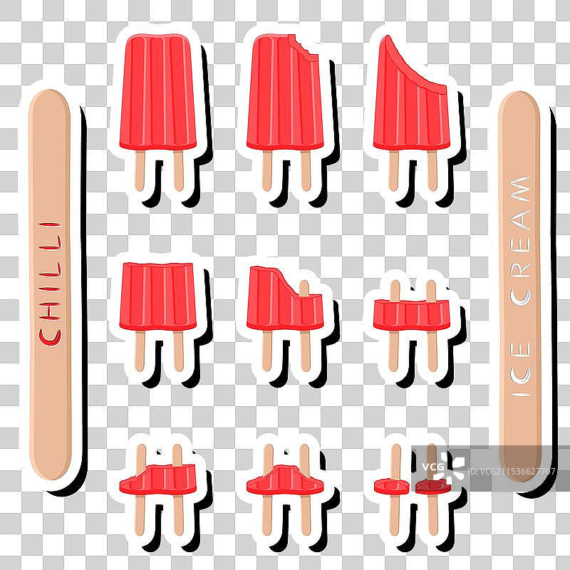 五彩缤纷的自然甜点大集合，形状各异图片素材