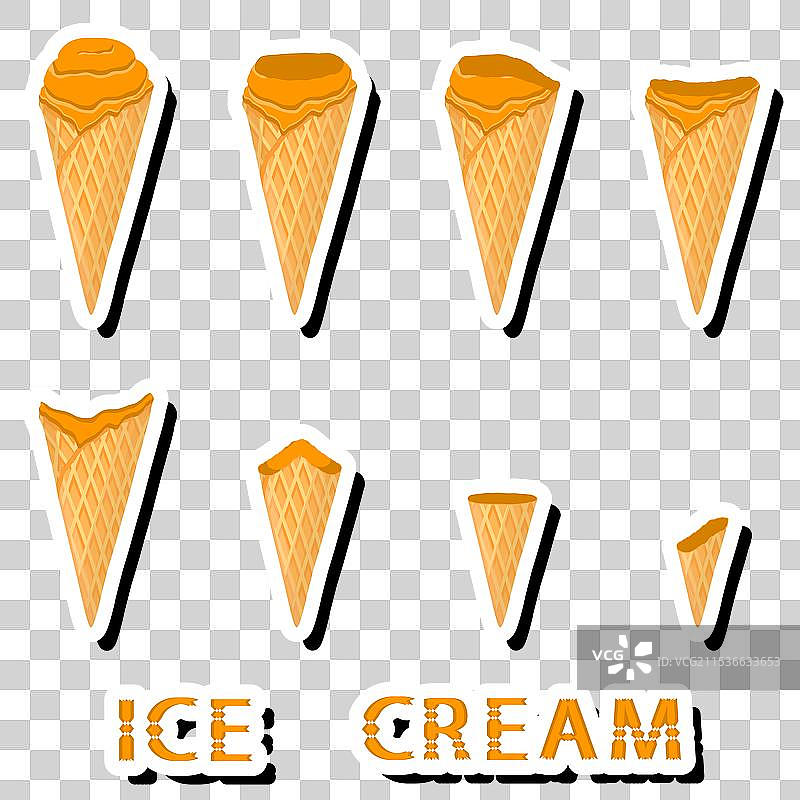 五彩缤纷的自然甜点不同形状组合图片素材