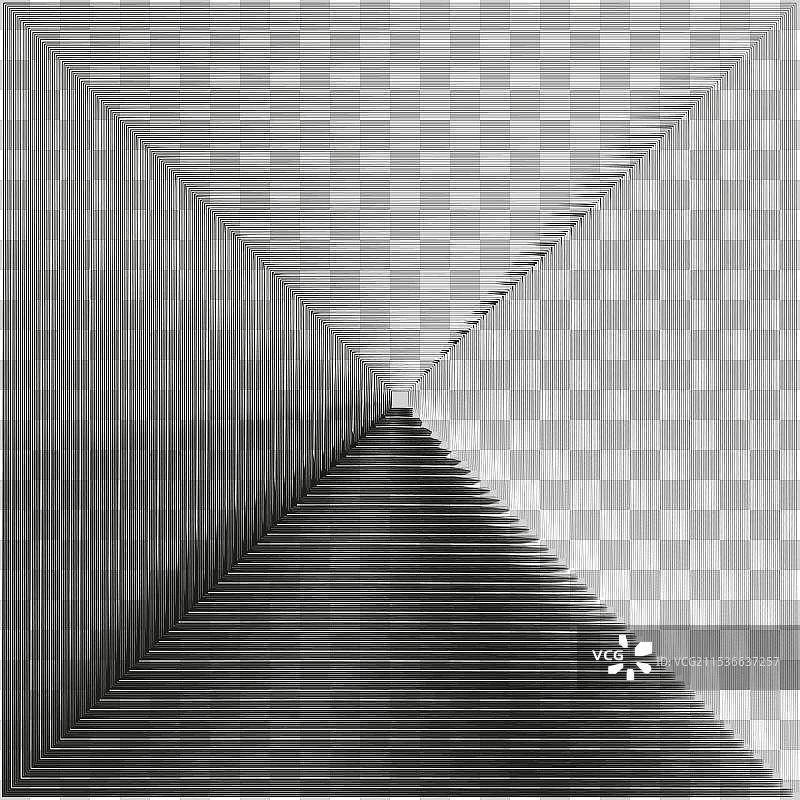 黑白几何抽象设计图片素材