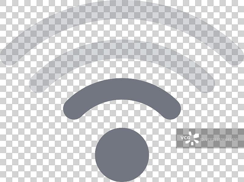 智能手机的WiFi和电池图标图片素材