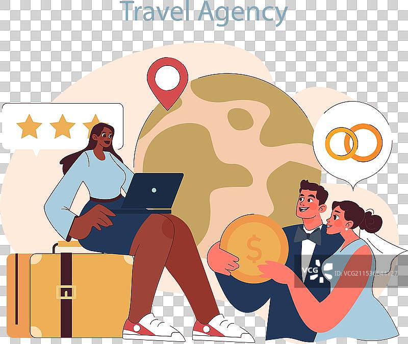 旅行社概念图片素材