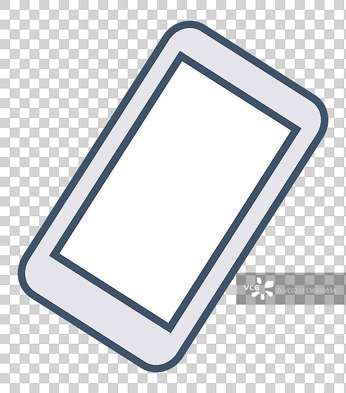 简单的智能手机斜线图绘制图片素材