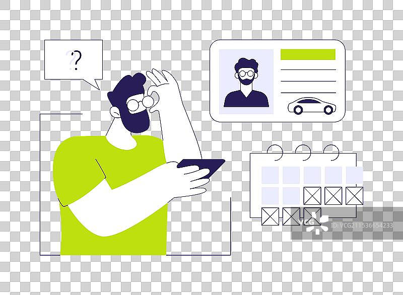 过期的驾驶执照抽象概念图片素材