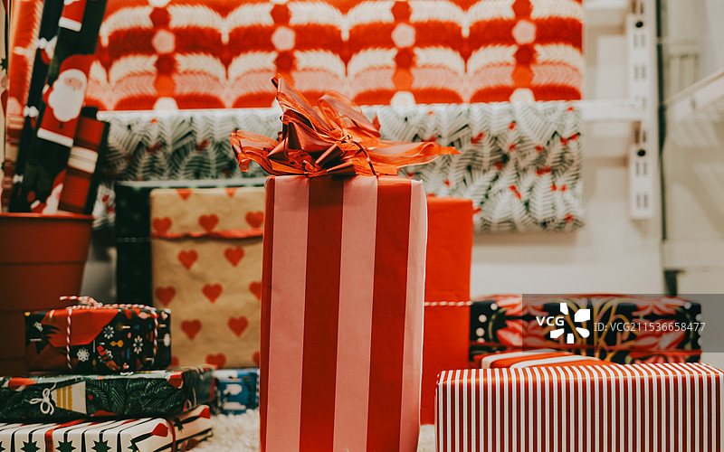 圣诞节新年礼物背景图片素材